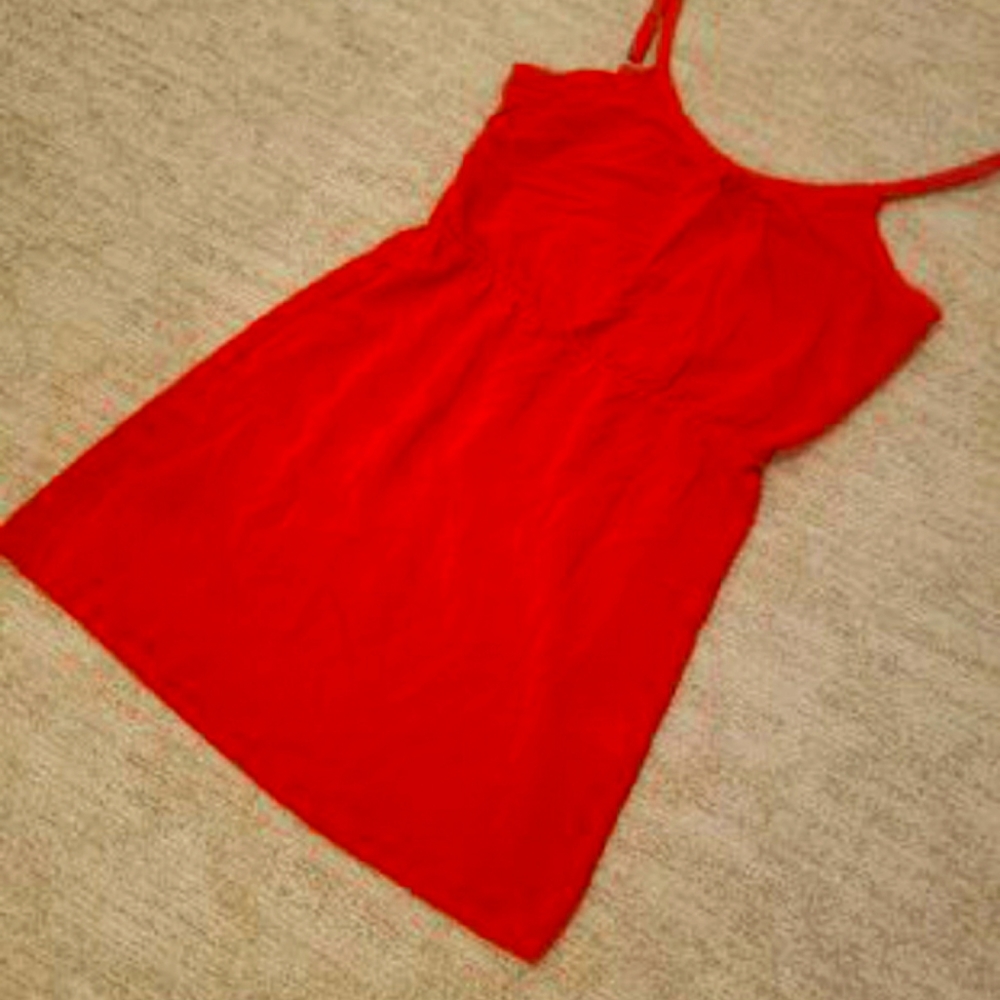 100% real silk dress